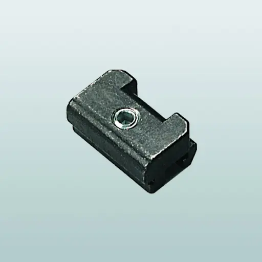 [003257] Savio 1405 Ferrogliera per Cremonese Profilo R40-50TT Dimensioni 25x16x6,8mm Finitura Zincata Nera