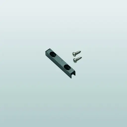 [003326] Savio 2070.862 Ferrogliera per Chiusura Laterale Dimensioni 60x11x9mm Finitura Zincata Nera