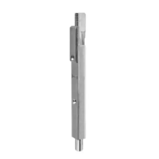 [036405] AGB W016900001 Puntale Inferiore per Sicurtop Frontale 16mm Lunghezza 130mm Finitura Argento