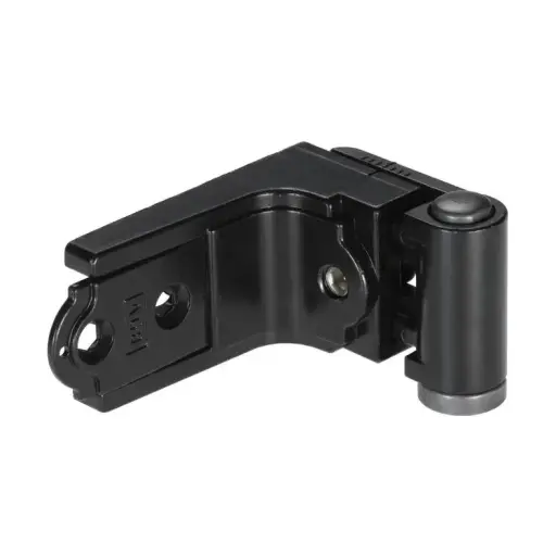 [038140] AGB H009140393 Cerniera Regolabile Monoblocco Abaco per Imposte GR 3 da 82-106mm Zama Finitura Black Powerage