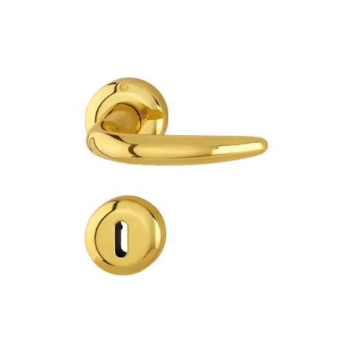 [039632] Hoppe 2830260 Grt. con rosetta Atlant M1530/23K/23KS F71 ottone lucido 