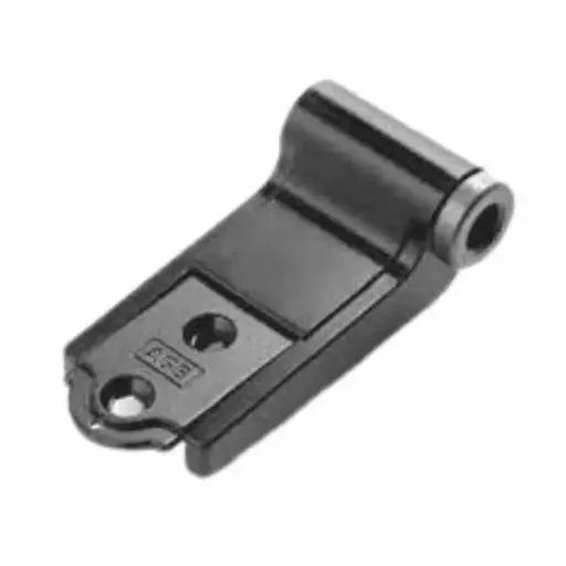 [041220] AGB H009482593 Cerniera Regolabile Abaco per Ante in Legno Collo 25mm per Ante a Filo o Sormonto Zama Finitura Black Powerage