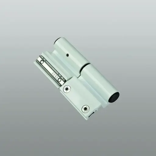 [042788] Savio 1124.33 Summa Cerniera a 2 Ali Aggancio Rapido Profilo R40 Portata 100-120Kg Finitura Verniciato Bianco
