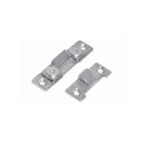 [042963] AGB A448050500 Cerniera Centrale a Scomparsa Artech Aria 12mm Parte Anta Liscia Battuta 18mm