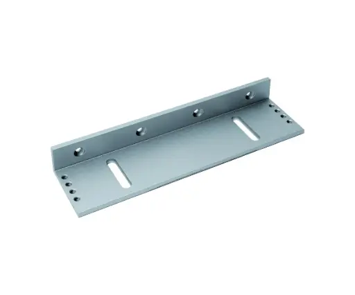 [043116] Opera 03000 Staffa di Montaggio ad L per Elettromagnete Maxi Versione da Applicare Finitura Alluminio Anodizzato