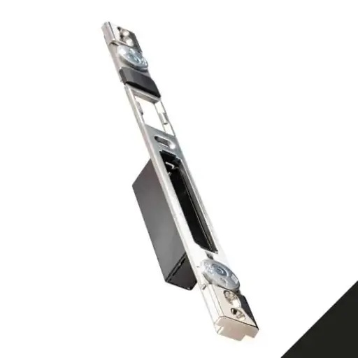 [000366] Cisa 06463720 Contropiastra Metallo Regolabile con Eccentrico Inox/Nera