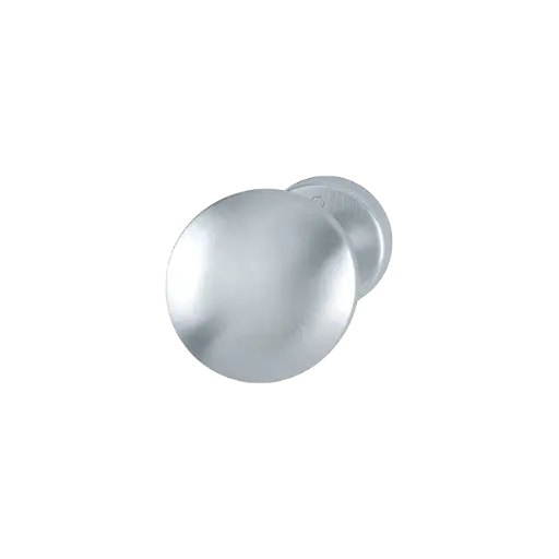 [043665] Hoppe 2124912 Pomolo/maniglia su rosetta Portbl M84H/42K F41-R cromo satinato - Resista® 