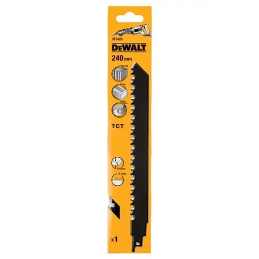 [048607] DeWalt DT2420-QZ Lama Sega Speciale per Cemento e Mattone 240mm