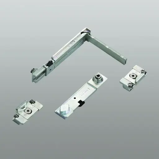 [048833] Savio 3200.820R Kit 6 Punti di Chiusura per Ribalta Destro Finitura Zincata Bianca