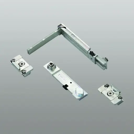 [048834] Savio 3200.820L Kit 6 Punti di Chiusura per Ribalta Sinistro Finitura Zincata Bianca