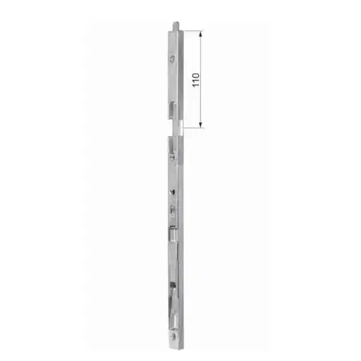 [053106] AGB A400641902 Catenaccio a Leva Superiore Puntale Regolabile 8mm con Incontro Nottolino 18x550mm Canalino 16/12mm