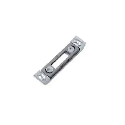 [053879] AGB A480100154 Incontro Registrabile con Piastrino in Acciaio, 18x82x8mm Aria 4mm Asse 9mm