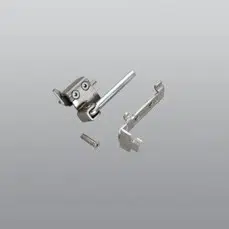 [054290] Savio 3200.730R Supporto Inferiore Destro e Cardine per Cerniera Seconda Anta Finitura Inox 304