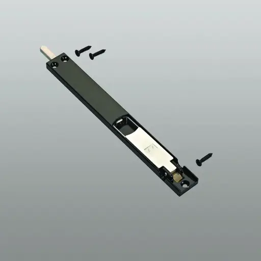 [055652] Savio 1557/13 Paletto Catenaccio a Leva Iper Reverto Lunghezza 130mm Finitura Verniciato Nero Intenso