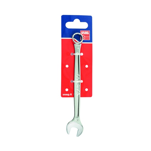 [056442] Usag U02850708D Chiave Combinata con Testa Ribassata e Forchetta Inclinata da 13mm