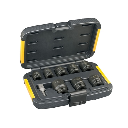 [056671] DeWalt DT7507-QZ Set da 9 Pezzi di Bussole Extreme per Avvitatore Impulsi
