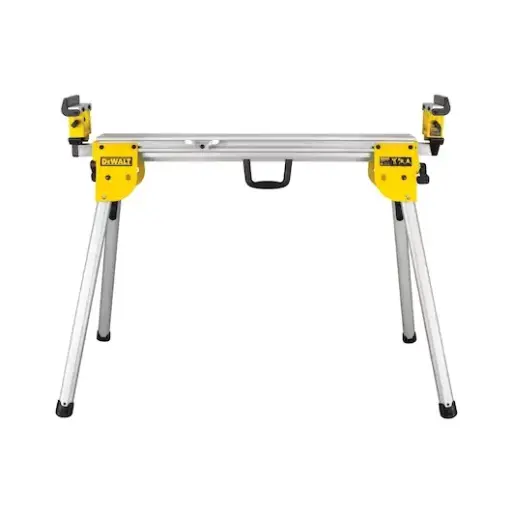[057011] DeWalt DE7033-XJ Cavalletto Supporto Lunghezza 1,1 Metri con Prolunghe Integrate Fino a 2,5m Coppia Staffe + Supporti Poggia-Pezzo