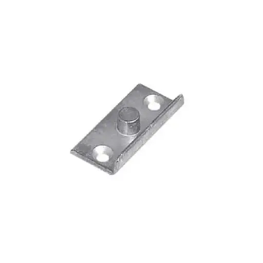 [060176] AGB A48010CR03 Incontro DSS Artech per Serramento in Legno Dimensione 46x23x8mm Aria 12mm Interasse 13mm Ambidestro Zama Finitura Argento