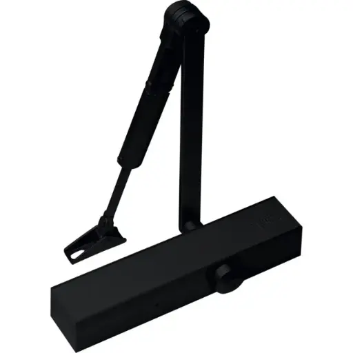 [061774] Dormakaba 22305619 TS 79 EN 2/3/4 con braccio con fermo, Nero P 190