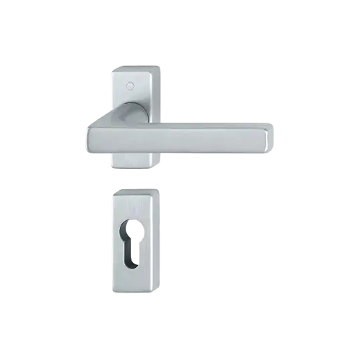 [062622] Hoppe 3395562 Grt. con rosetta Dallas M1643/844P/844PS F41-R cromo satinato - Resista® 