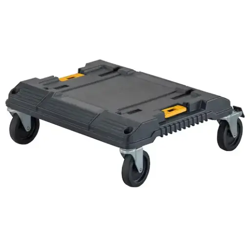 [063342] DeWalt DWST1-71229 Carrello per Trasporto Sistema Tstack Cart con Ruote Orientabili 360° e Freno Portata Massima 100Kg