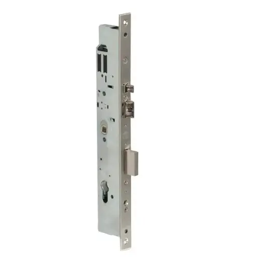 [064530] Cisa 19225350 Serratura Elettrica Multitop Pro E35 per Montante Laterale Foro Sagomato 2 Mandate Frontale 22 x 348 Autobloccante