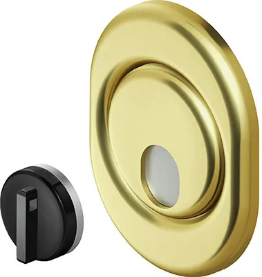 [064889] Disec MRM29B-20D1 A2 Protezione Magnetica Profondità 18mm per Porte Blindate per Cilindro Europeo con 5 Chiavi Magnetiche - Classe 4 Ottone