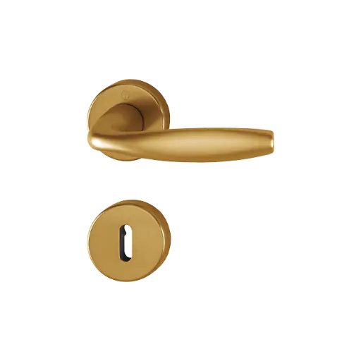 [065574] Hoppe 3292109 Grt. con rosetta Newyor 1810/42K/42KS F4 alluminio aspetto bronzo 