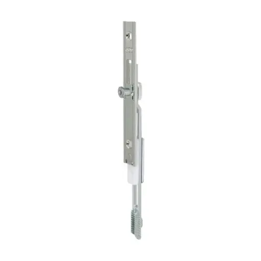 [066164] AGB A501930002 Terminale Superiore Artech per Finestra Vasistas Lunghezza 125mm 1 Nottolino a Fungo Corsa 18+18mm Acciaio Finitura Silver
