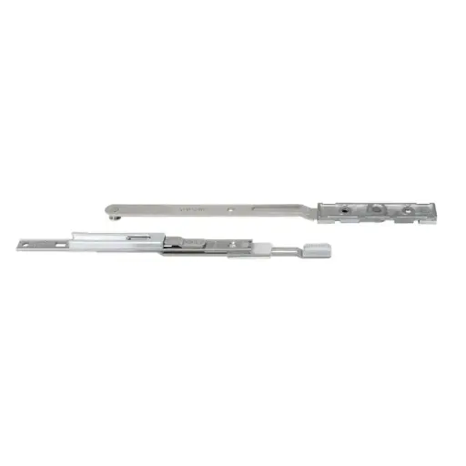 [066183] AGB A505432500 Forbice Supplementare Artech per Serramento Ribalta o Battente 1 Anta Lunghezza 200mm Apertura 140mm Acciaio Finitura Argento