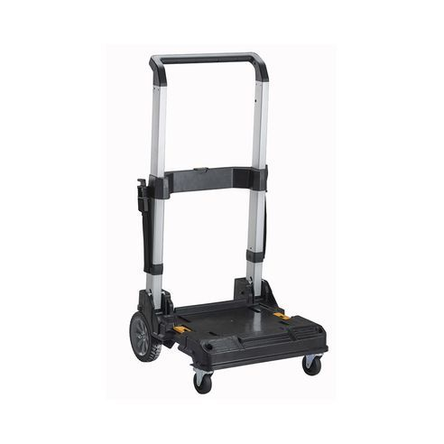 [066827] DeWalt DWST1-71196 Trolley Porta Cassette con 4 Ruote Manico Telescopico Max Capacità di Carico 100kg Tstak