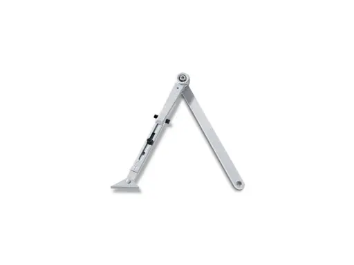 [067126] Geze 102445 Braccio V TS 2000/4000 con Fermo ins/Disinseribile Argento