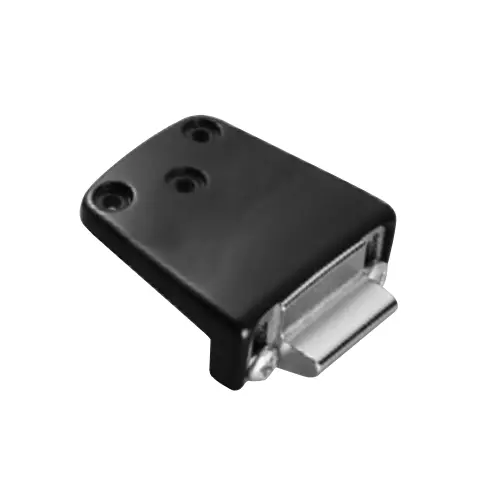 [068153] Iseo 94100250 Idea Bocchetta Regolabile per Maniglioni Antipanico Profili PVC Nera