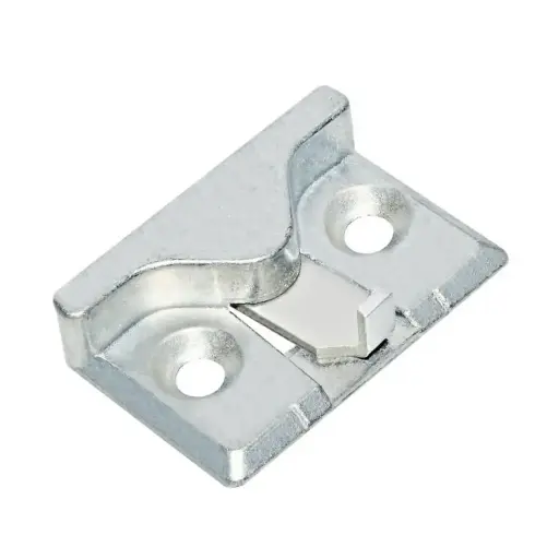 [069132] AGB A51400CR24 Incontro Microventilazione Artech per Serramento in Alluminio e Legno Aria 12mm Interasse 13mm Dimensione 36x22x8mm Zama Finitura Argento