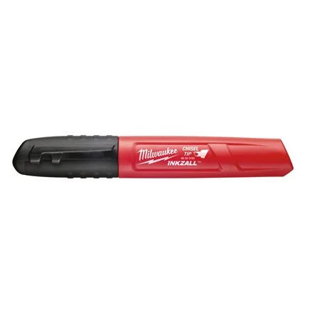 [069580] Milwaukee 48223103 Pennarello Indelebile Marker Nero a Punta Larga L