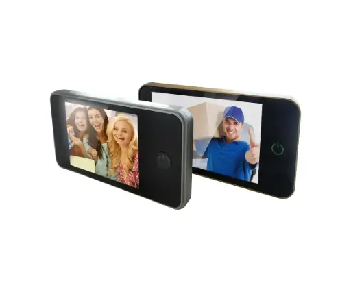 [070389] Opera 57700 Spioncino Digitale 3,2" con Schermo LCD Cornice Argento