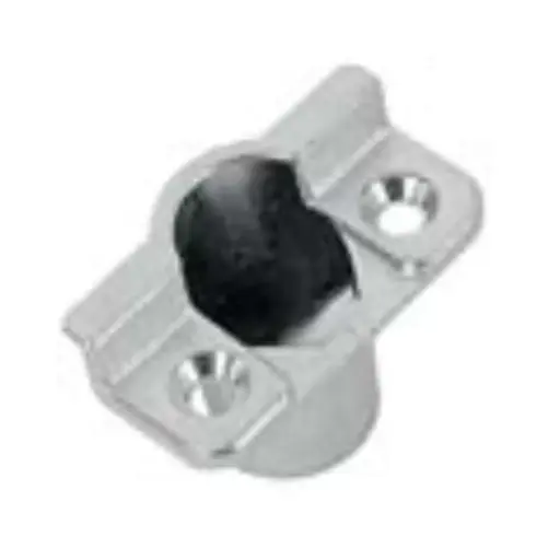 [070681] AGB A512122005 Cerniera Centrale Artech per Serramento in Legno Parte Telaio Diametro 20mm Aria 12mm Interasse 9mm Zama Finitura Argento