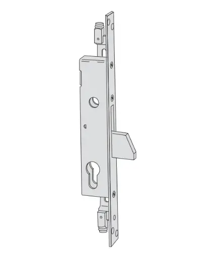 [070913] Cisa 46820350 Serratura da Infilare a Cilindro per Montanti e Inferiate E35 F. 25mm