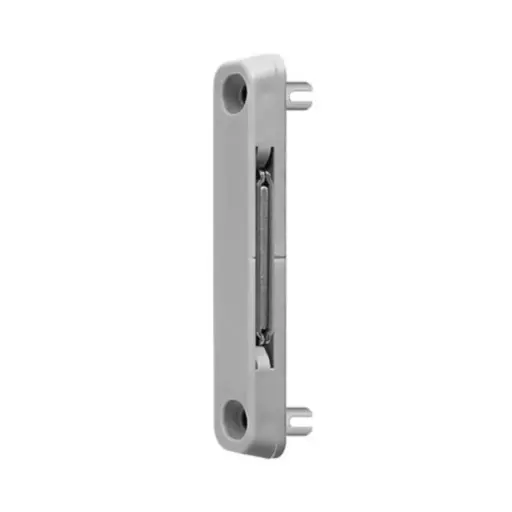 [071342] AGB A514002005 Incontro Magnetico Artech per Chiusura Temporanea Asta a Leva Canalino 16/12 Dimensione 85x21x8,5mm Aria 12mm Interasse 13mm