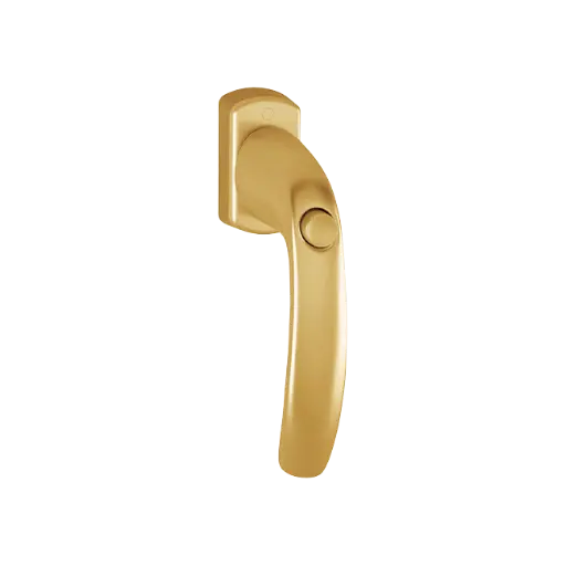 [073092] Hoppe 3508221 Martellina DK con chiusura Newyor 0810SV/U10 F3 alluminio aspetto oro 