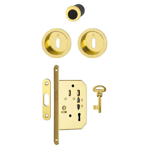 [073171] Hoppe 3947890 Spazio Kit/Accessori Beta 4920 F271 alluminio colore oro lucido 
