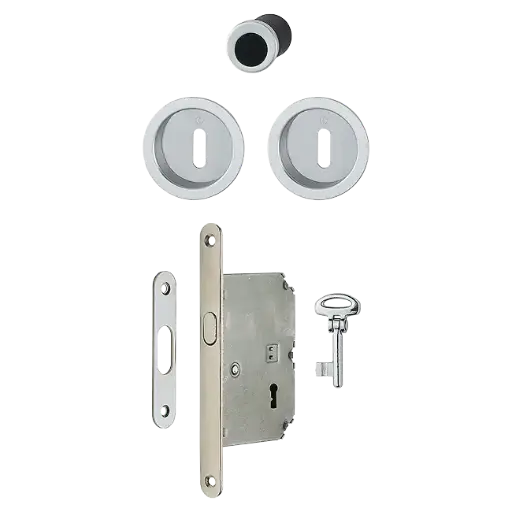 [073172] Hoppe 3947902 Spazio Kit/Accessori Beta 4920 F94-1 alluminio aspetto cromo satinato 