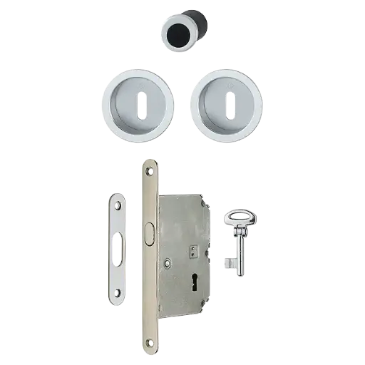 [073173] Hoppe 3947929 Spazio Kit/Accessori Beta 4920 F1 alluminio aspetto argento 