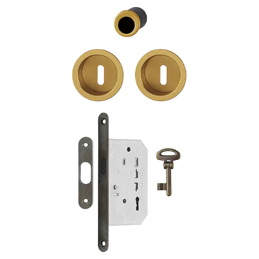[073174] Hoppe 3947937 Spazio Kit/Accessori Beta 4920 F4 alluminio aspetto bronzo 