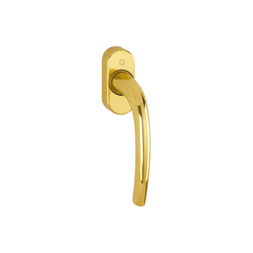 [073193] Hoppe 3737315 Martellina DK Seattl 068L/U23 F271 alluminio colore oro lucido 