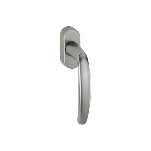 [073201] Hoppe 10760927 Martellina DK Atlant 0530/US952 F9 alluminio aspetto titanio 