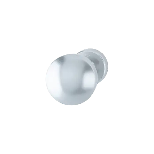 [073206] Hoppe 2125536 Pomolo/maniglia su rosetta Portbl 84H/42K F1 alluminio aspetto argento 
