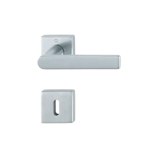 [073212] Hoppe 3719011 Grt. con rosetta Losang M1642/843K/843KS F41-R cromo satinato - Resista® 