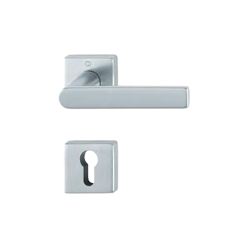 [073213] Hoppe 3719029 Grt. con rosetta Losang M1642/843K/843KS F41-R cromo satinato - Resista® 