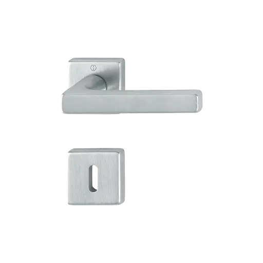 [073226] Hoppe 3392601 Grt. con rosetta Dallas M1643/843K/843KS F41-R cromo satinato - Resista® 